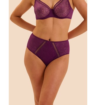 Culotte taille haute - Mûre - Simone Pérèle - Mûre