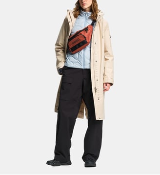 Parka mi-longue à capuche - Aigle - Feather gray