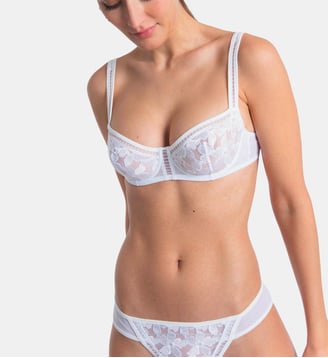 Soutien-gorge corbeille Magnolia blanc Maison Lejaby
