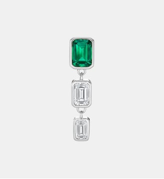 Boucle d'oreille Aurora Argent Nebuleuse Bijoux