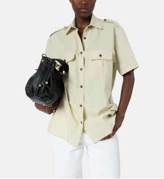 Chemisette militaire - CELIANE - Gerard Darel - Vert amande