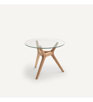 Table basse chêne Ø50 cm - AM.PM - Chêne naturel