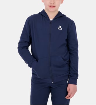 Hoodie en coton - Le Coq Sportif - Bleu