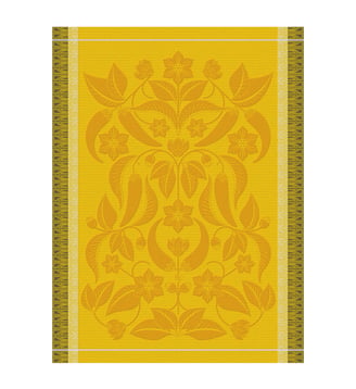 Torchon Piments - Le Jacquard Francais - Jaune