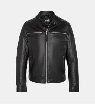 Blouson biker - Schott - Noir