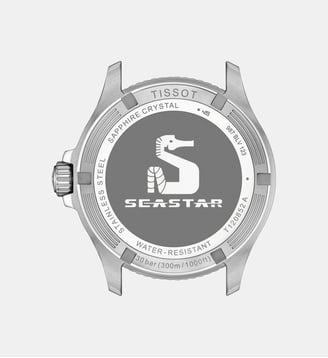 Montre Seastar Noir T1208521105100 - Tissot - Argenté