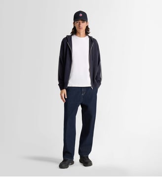 Gilet noren col capuche coupe regular - Fusalp - Marin