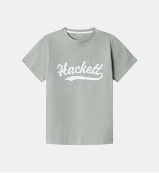 T-Shirt Coupe Regular Avec Logo - Hackett London - Sage green