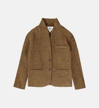 VESTE uni VICKA - La Petite Etoile - Marron