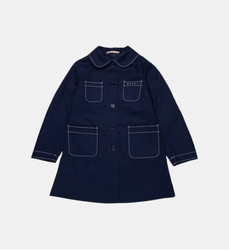 Veste avec logo imprimé - Marni - Bleu marine