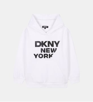 Sweat-shirt imprimé relief - DKNY - Blanc