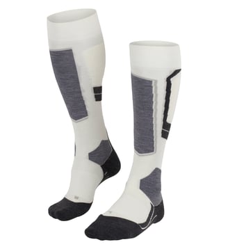 Mi-Bas SK4 Advanced Laine - Falke - Blanc cassé