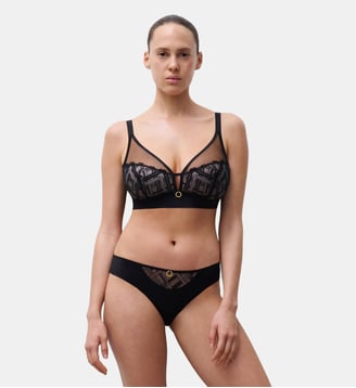 Slip avec bijou - Chantelle - Noir