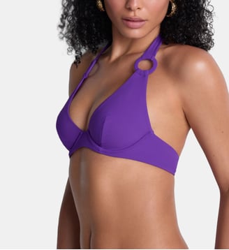 Haut de maillot de bain Triangle avec armatures - Aubade - Violet