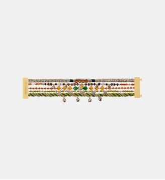 Bracelet manchette multiliens avec perles et pampilles ALOF Hipanema