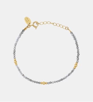 Bracelet doré labradorite - jeri - Caroline Najman - Gris