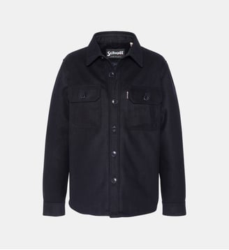 Surchemise droite Darel - Schott - Bleu foncé