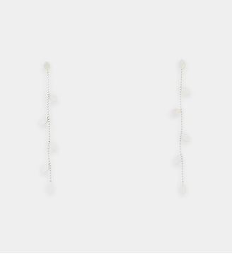 Boucles d'oreilles longues acier inoxydable argenté - Balaboosté - Argenté
