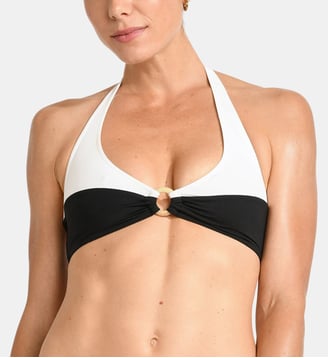Haut de maillot triangle Lyanna - Livia - Noir
