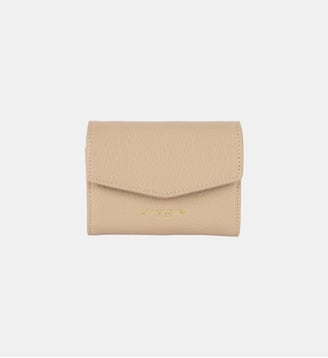 Porte-monnaie Dune cuir grainé - Lancaster - Beige