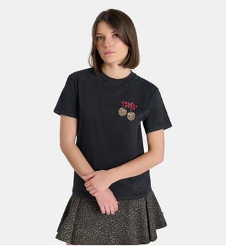 Tee-Shirt ROCKYGI - Le Temps Des Cerises - Noir