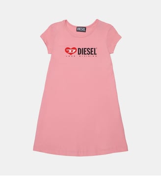 Robe avec logo - Diesel Kids - Pink