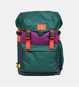 Sac à dos Base camp en polyester recyclé - Billybelt - Vert et violet