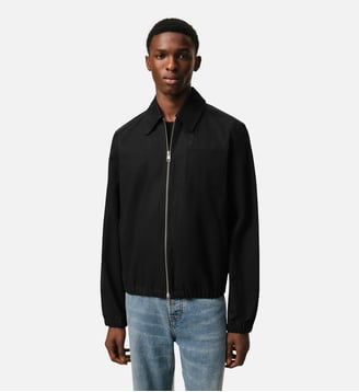 Blouson Zippé Ami De Coeur en Coton - AMI Paris - Noir