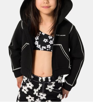 Robe de capuche - Marc Jacobs Kids - Black