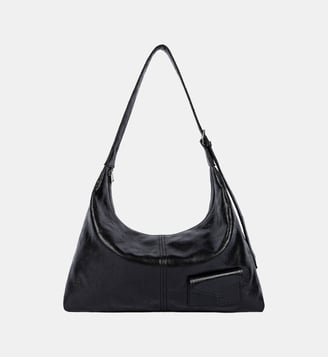 Grand sac hobo Rétro KBA - Lancaster - Noir