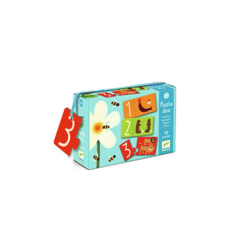 Puzzles duo-trio - Duo Chiffres - Djeco - Multicolore