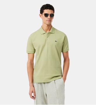 Polo droit coton piqué L.12.12 - Lacoste - Vert bouleau