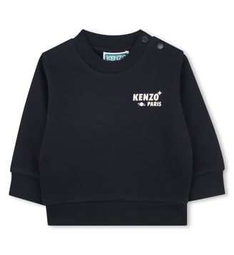 Sweat en molleton - Kenzo Kids - Bleu mistral