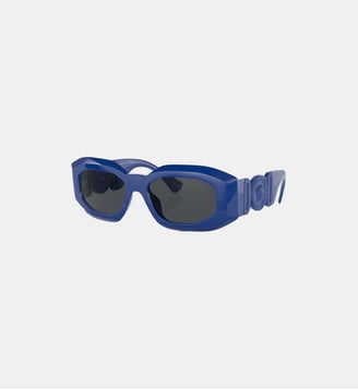 Maxi Medusa Biggie Sunglasses - Versace - Bleu