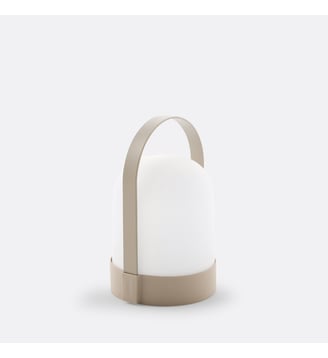 Lanterne intérieur/extérieur H21 cm - La Redoute Interieurs - Taupe