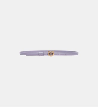 Fine ceinture avec boucle love birds - Pinko - Violet