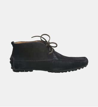 Boots wd bottine - cuir velours - Fairmount - Bleu marine