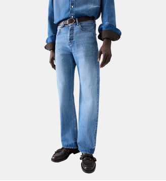Le De-nimes Droit - Jacquemus - Blue et tabac