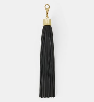 Accessoire De Sac Pompon En Cuir - Lanvin - Noir