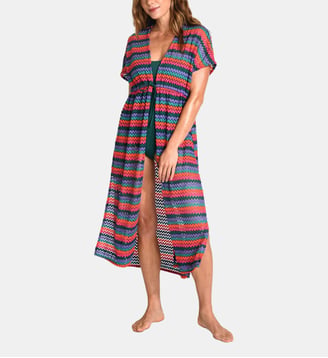 Kimono de plage rayé Lizae - Livia - Multicolore