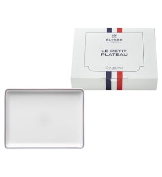 Mini Plat République Française 16 X 12 Cm - Degrenne Elysee - Degrenne - Blanc