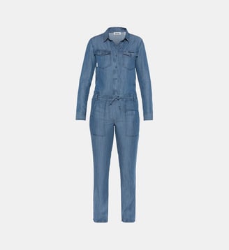 Combinaison casual en tencel - Schott - Indigo
