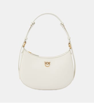 Petit sac à épaule love bag half moon simply - Pinko - Blanc