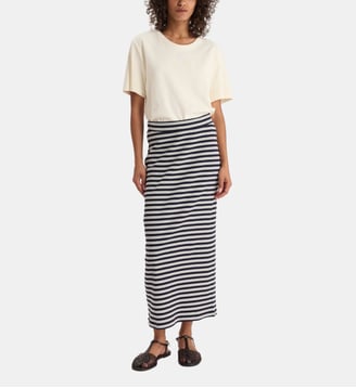 Jupe Blandine - Ines de la Fressange Paris - Beige et bleu