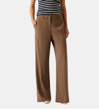 Pantalon Dorothée droit - Guess - Marron clair