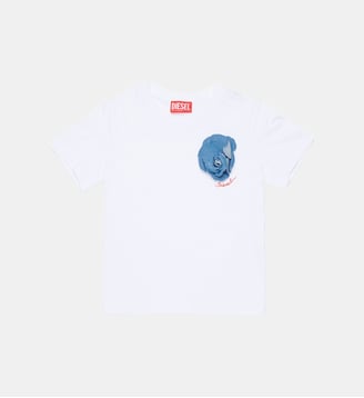 T-shirt avec logo - Diesel Kids - Blanc