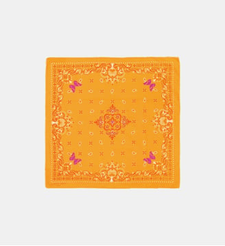 Foulard imprimé ethnique ALEXIA - La Petite Etoile - Orange