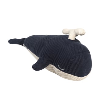 Peluche baleine crochet 100% coton - Kindsgut - Bleu