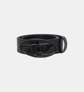 Ceinture avec boucle logo Oval D - Diesel Kids - Noir