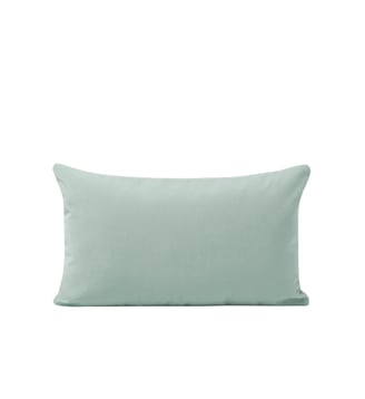 Housse De Coussin  Velours mat au tissage dense - Madura - Vert de gris